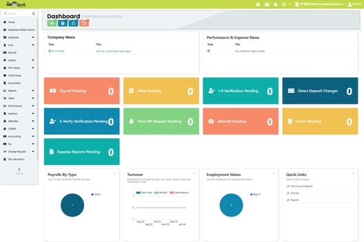 Dashboard Supervisor View - with PRO Perform and Expense modules_HR Geek2